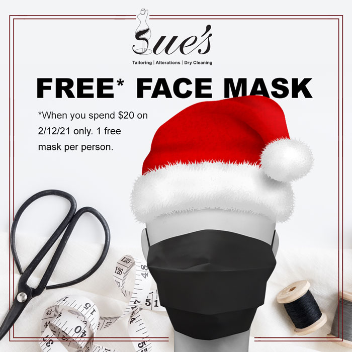 Christmas Free Face Mask offer